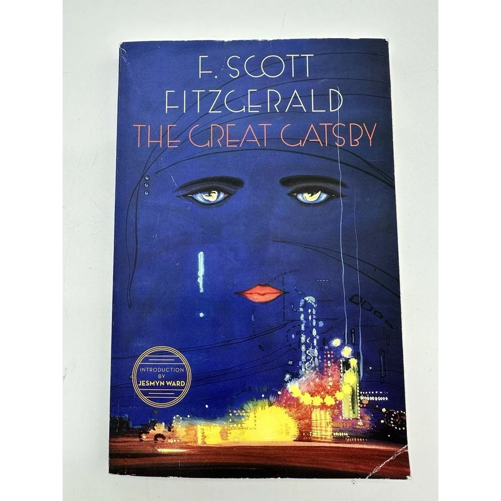 Scribner The Great Gatsby Book F. Scott Fitzgerald Paperback Blue OS